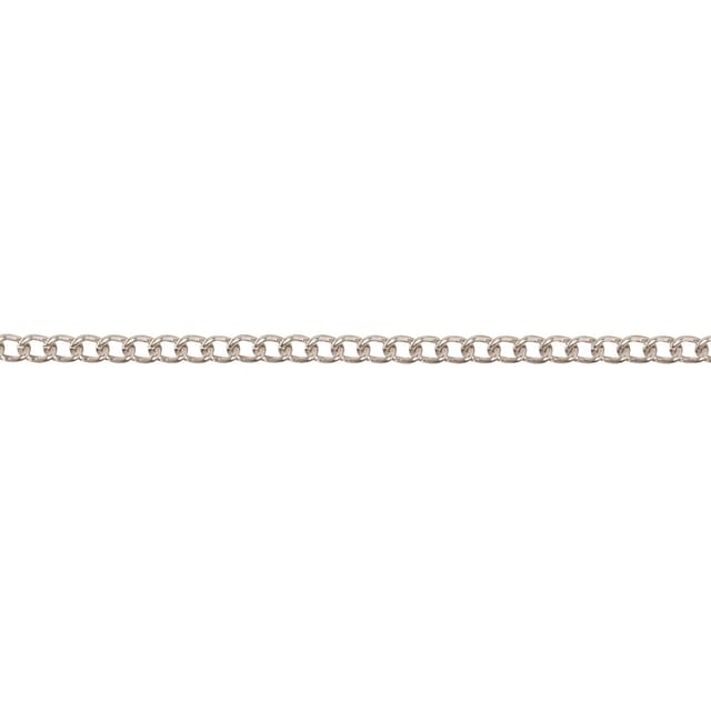 Conacord Panzerkette Stahl Gedreht Ø 1,5 mm x 5 mm Nickel Meterware