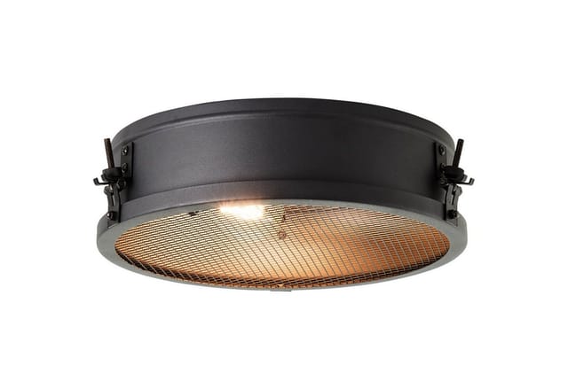 Brilliant Deckenleuchte Zois Ø 34 cm Schwarz Korund