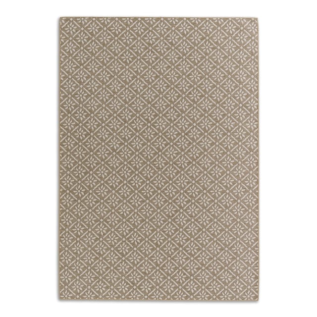 Schöner Wohnen Teppich Parkland Blumen 120 cm x 180 cm Beige