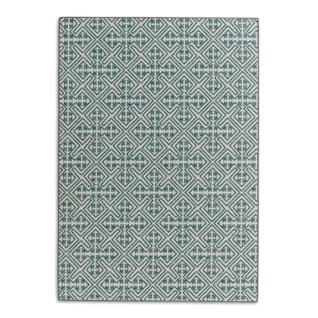 Schöner Wohnen Teppich Parkland Rauten 170 cm x 240 cm Türkis