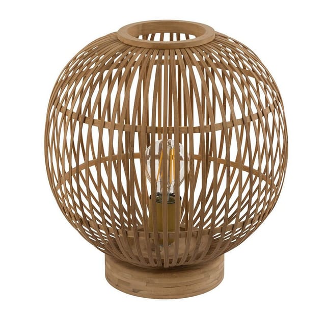 Globo Tischlampe Bambus Hildegard