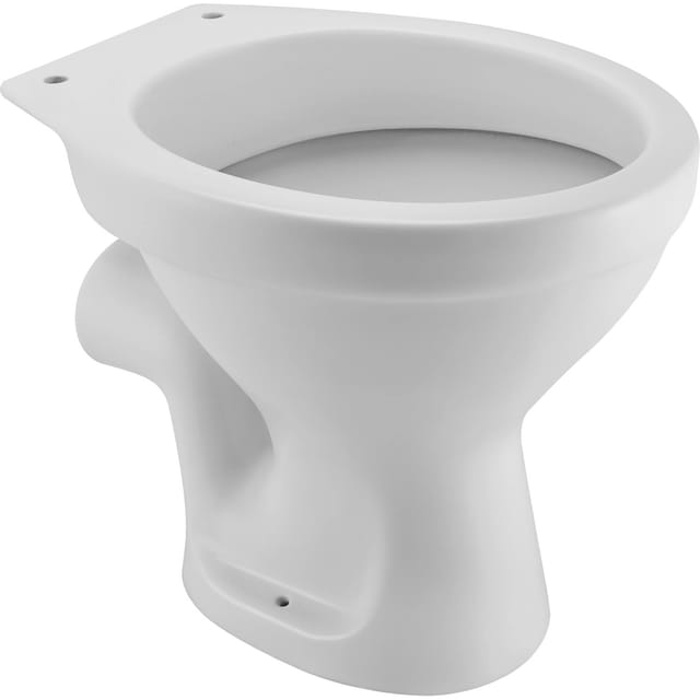 Stand-WC P-Abgang 48 cm x 36 cm x 39 cm Keramik Weiß