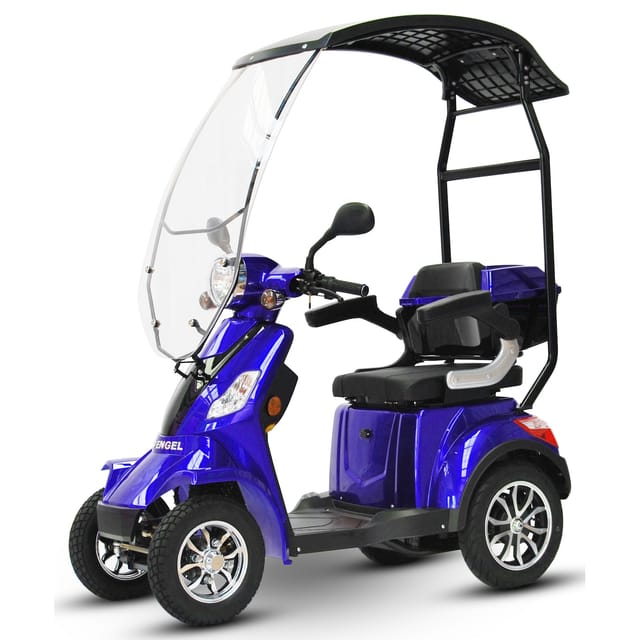 ECO ENGEL 510 Blau mit Dach 20 Ah Li-Io Akku Herausnehmbar, Elektromobil