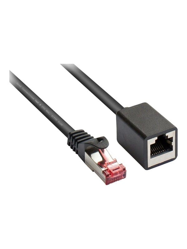 Alcasa electronik Good Connections RNS patch extension cable - 5 m - black - Schwarz