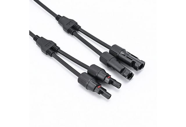 GLIESE Solarmodul Solarkabel Solarstecker Verteiler, Y-Branch-Kabel