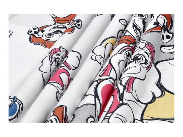 Kinder-Wendebettwäsche »Paw Patrol«, 135 x 200 cm (Grau)