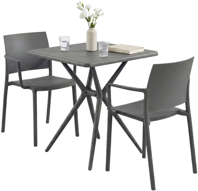 Gartenmöbel-set Pula Dunkelgrau