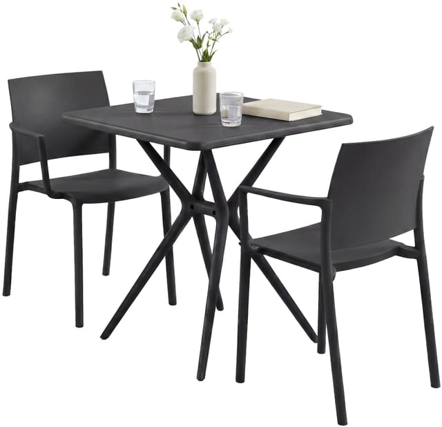 Gartenmöbel-set Pula Schwarz
