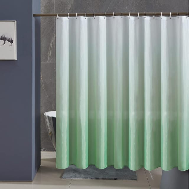 Furlinic Duschvorhang Überlänge Extra Breit 240x200cm Antibakteriell Wasserdicht