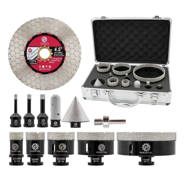 Fliesenbohrer Diamant Bohrkronen Keramik Marmor Set Set8