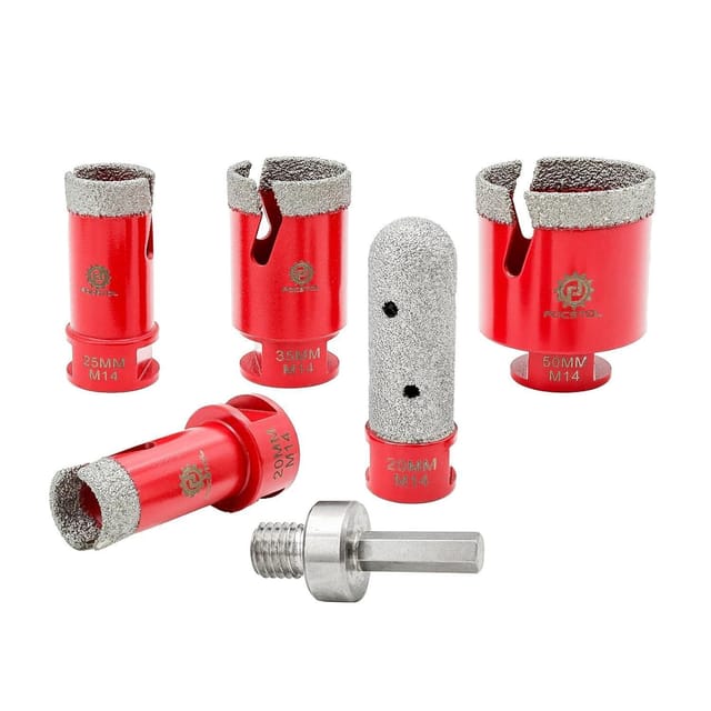 Fliesenbohrer Diamant Bohrkronen Keramik Porzellan 20mm Set Set7
