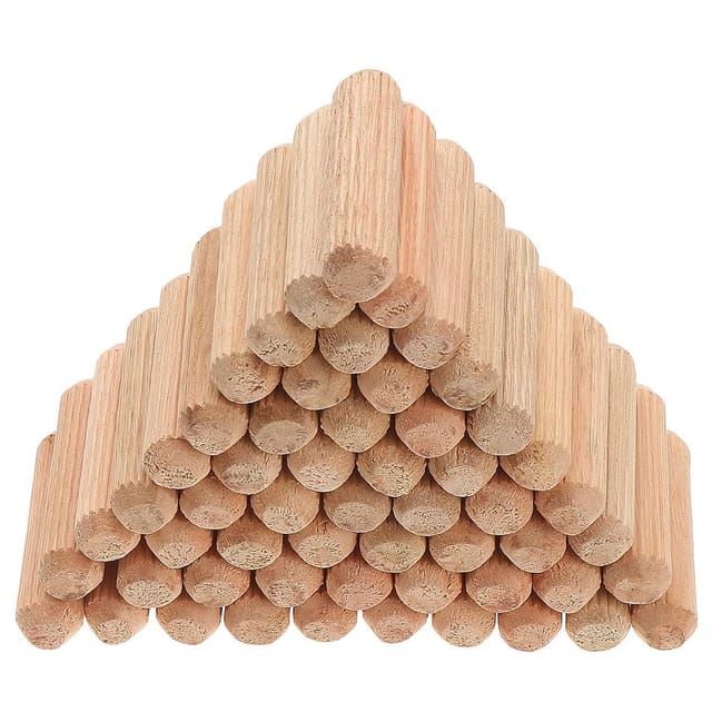 Holzdübel Riffeldübel Buche Möbel Tischler Diy Set 400 Stück 10x40mm