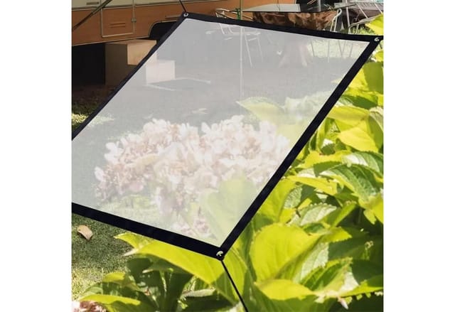 Abdeckplane Wasserdicht Transparent Ösen Gartenmöbel 2x4m