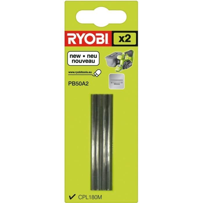 120878 Ryobi Elektrohobelmesser 52 Mm (2 Stück)