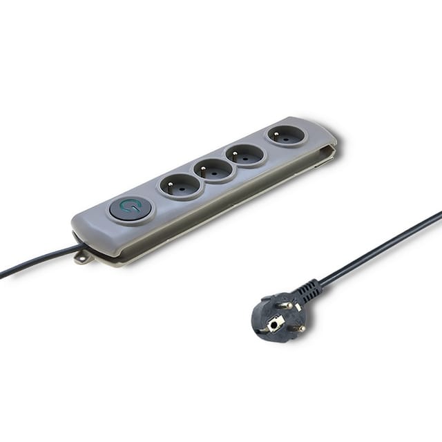 Quick Switch Überspannungsschutzleiste 4 Steckdosen 1,5m