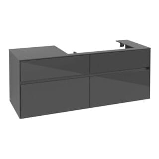 Vb Wtus Collaro C09000 1400x548x500mm 4 Ausz. Wt Re Glossy Grey