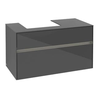 Vb Waschbeckenunterschrank Collaro C014b0 1000x548x500mm Eckig Glossy Grey