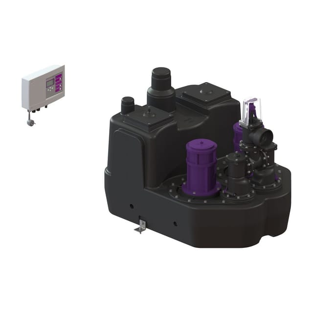 Kessel Hebeanlage Aqualift F Xl 200 L Duo Spf 1400-s1, Schieber Aus Kunststoff