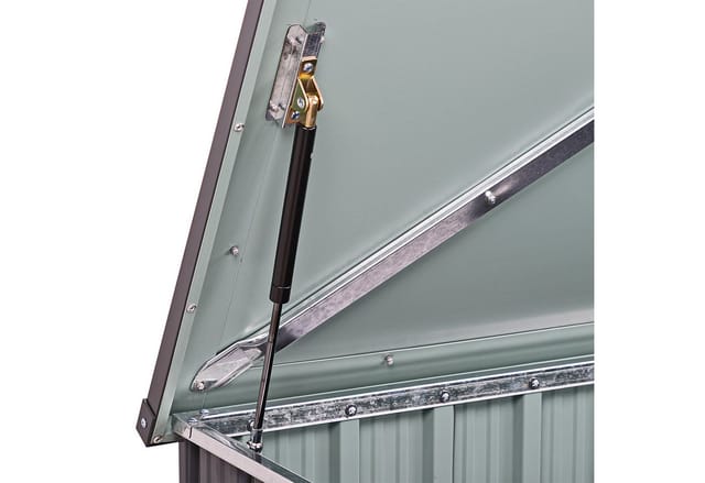 Dema - Metall Garten Gerätebox Auflagenbox Aufbewahrungsbox Truhe 770 L Anthrazit Weiß