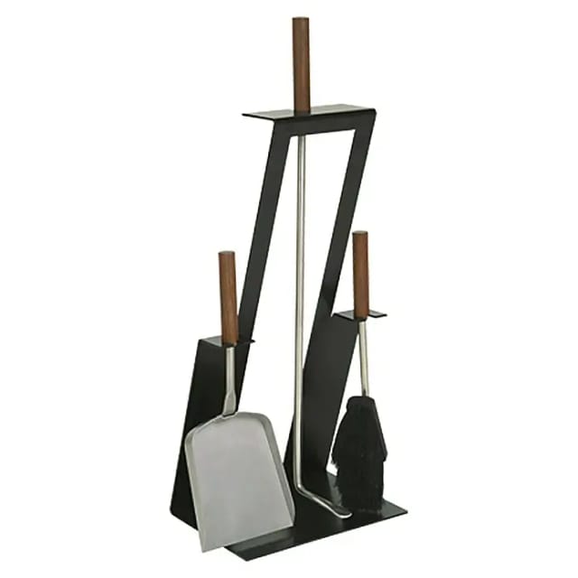 Lienbacher Kamingarnitur (3 -tlg., Schwarz, Höhe: 61 cm)
