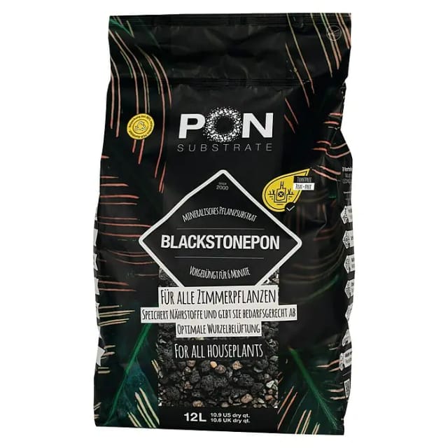 Lechuza Pflanzensubstrat Blackstone Pon (12 l)