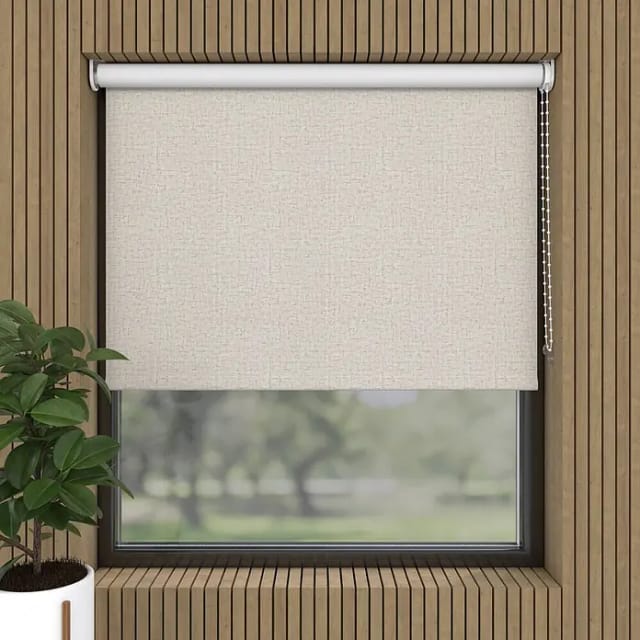 Verdunkelungsrollo (B x H: 40 x 190 cm, Leinen)