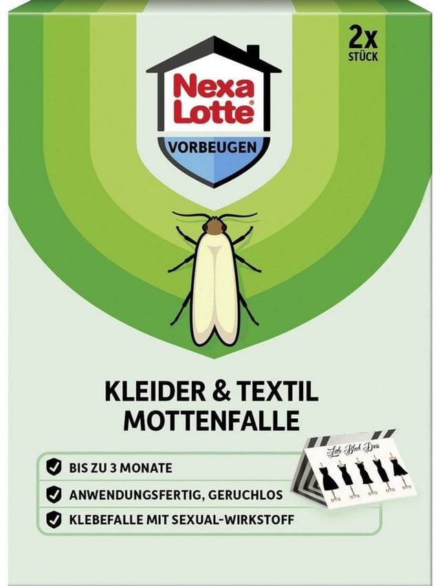Nexa Lotte Kleider & Textilschutz Mottenfalle 2 Stück