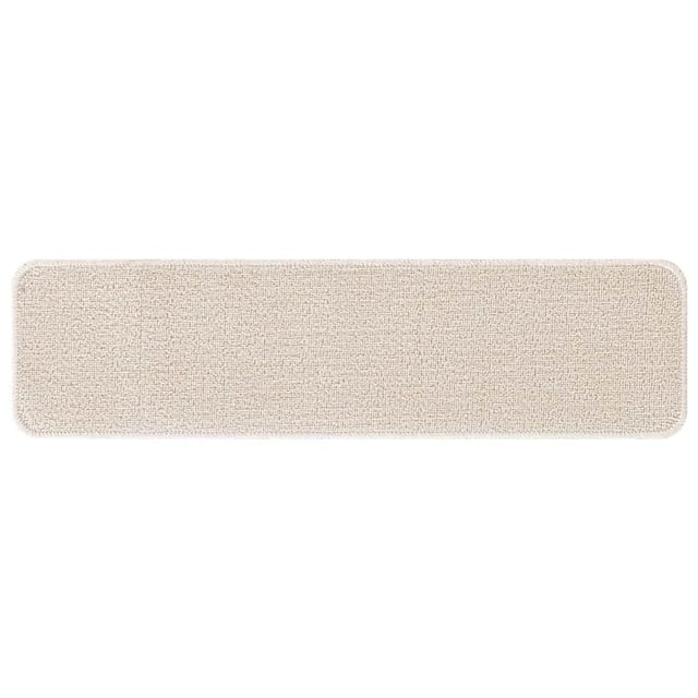vidaXL Rutschfeste Treppenmatten 15 Stk Creme 75 x 20 cm PP 4019803