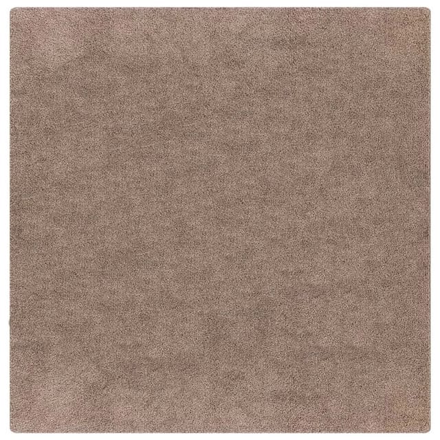 vidaXL Anti-Rutsch Shaggy Teppich Braun 160 x 160 cm PP 4019794