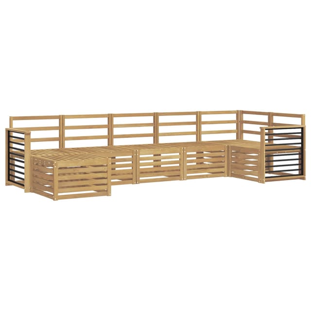 vidaXL Outdoor-Sofagarnitur 7-Tlg Weiß 3392204