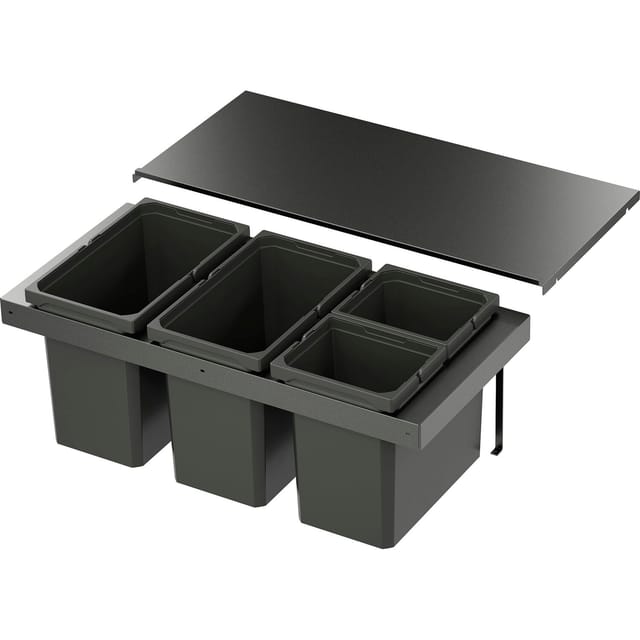 Vauth-Sagel Abfalltrennsystem Envi Flex Korpusbreite 900 mm 2x22, 2x10, Lava