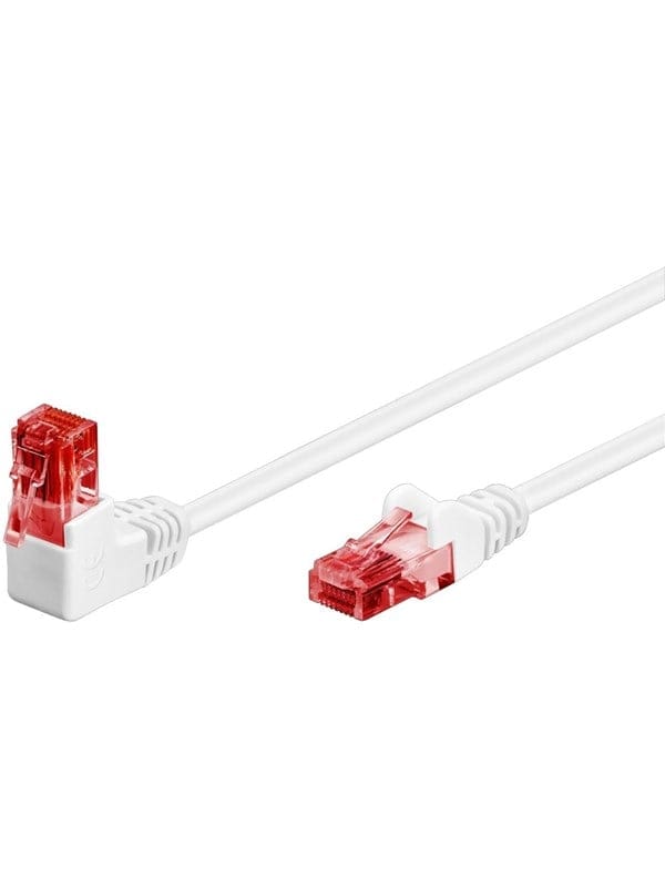 Pro LAN CAT 6 U/UTP - 90° - Weiß - 5m