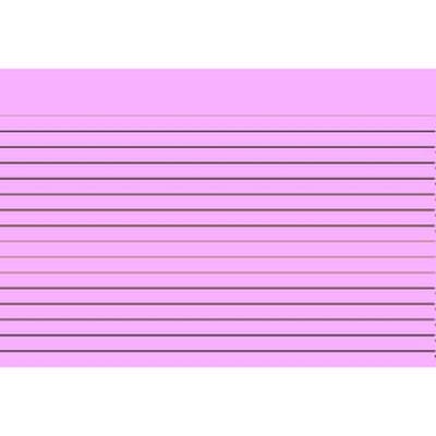 Karteikarten, A5 quer, rot, Pck=100St, 1022501, liniert