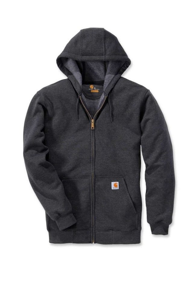 Herren Kapuzensweater ZIP HOODED SWEATSHIRT, carbon heather, Größe XL