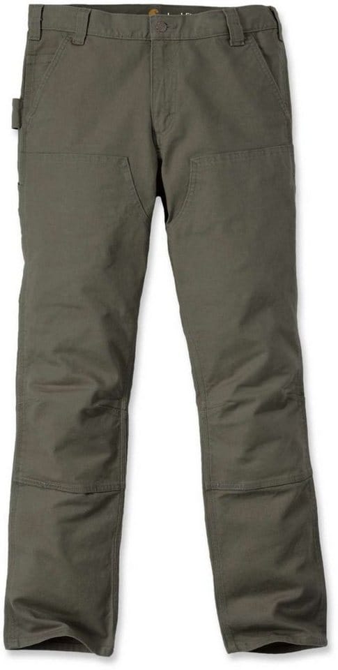 Herren Stretch Canvas Hose, STRETCH DUCK DOUBLE FRONT, tarmac, Größe W38/L32