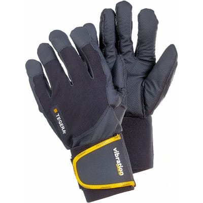 Antivibrationshandschuhe TEGERA 9183 PRO, Kat. II, gelb/schwarz, Gr. 11