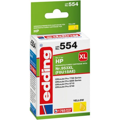 EDD-554 ersetzt HP 953XL (F6U18AE) - gelb - 26 ml