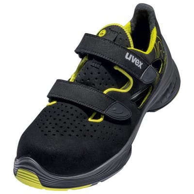 1 G2 Sandalen S1 68420 schwarz/gelb, Weite 14, Größe 39