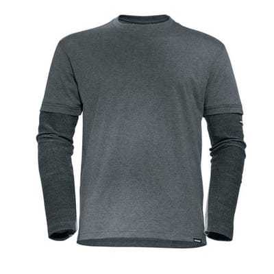 Longsleeve cut anthrazit 17261, Größe 3XL