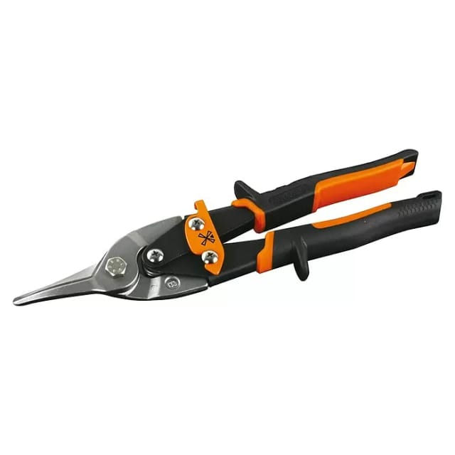 Blechschere Modell mit 2-K Soft-Touch Griff für Trockenbau