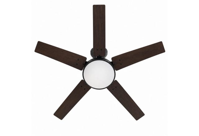 GarveeMore Deckenventilator mit LED Licht & Fernbedienung & 5 Flügel für Indoor, leise, Retro, 107 cm / 132 cm, DC Motor, 6 Geschwindigkeiten, 3 Lichtfarben, dimmbar