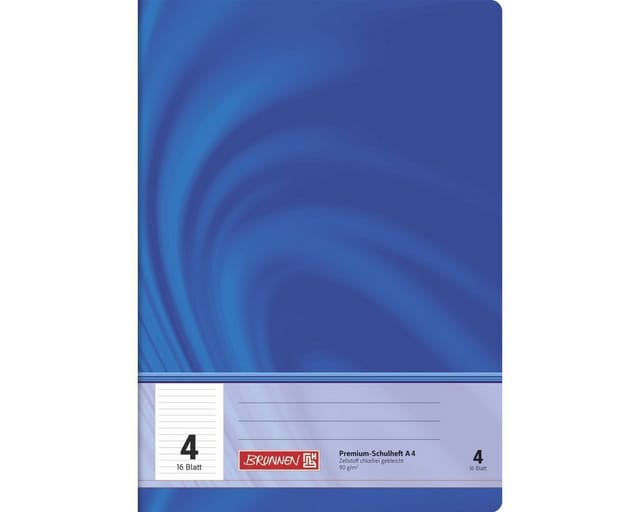BRUNNEN Schulheft BRUNNEN Schulheft Young Vivendi A4, liniert, Liniatur 4, 16 Blatt