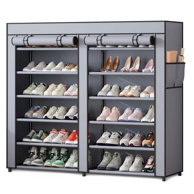 Massido Ms-805 Textilschuhschrank Graphit