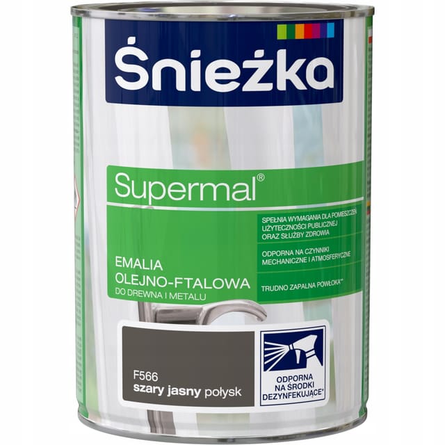 Śnieżka Supermal F566 0,8l Hellgrau