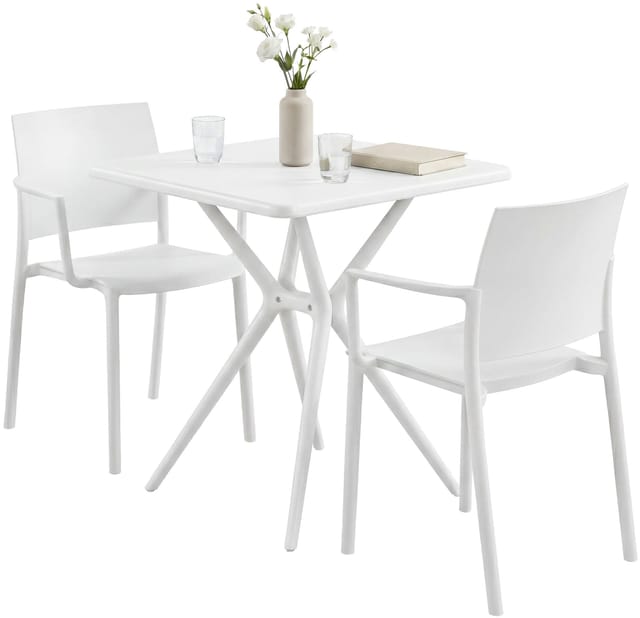 Gartenmöbel-set Pula Weiß