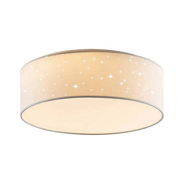 Ellamina Led-deckenleuchte, 40 Cm, Weiß - Weiß - Lindby