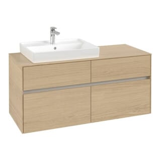 Vb Waschbeckenunterschrank Collaro C08200 1200x548x500mm Eckig Nordic Oak