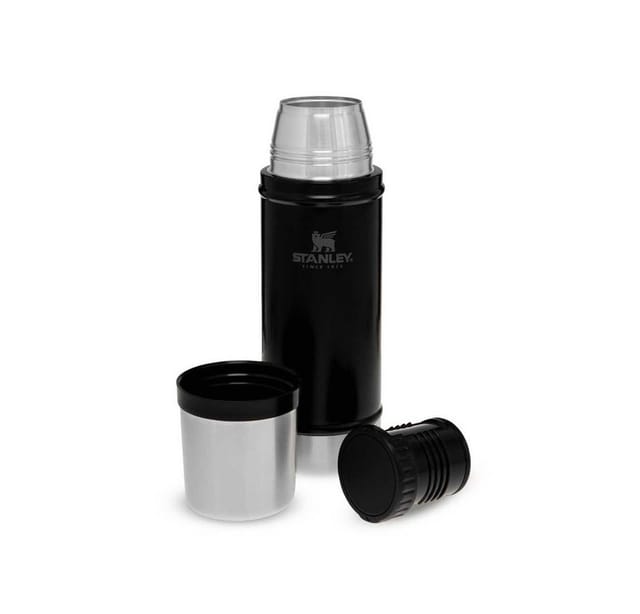 Legendäre Klassische Stahlthermoskanne – Schwarz 0,47 L / Stanley
