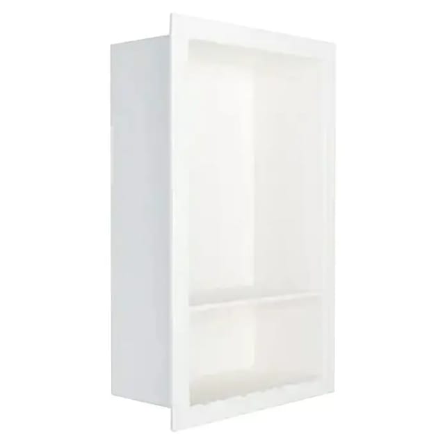 Wetwall Wandnische (L x B: 40 x 26 cm, Designer White, Doppelboden)