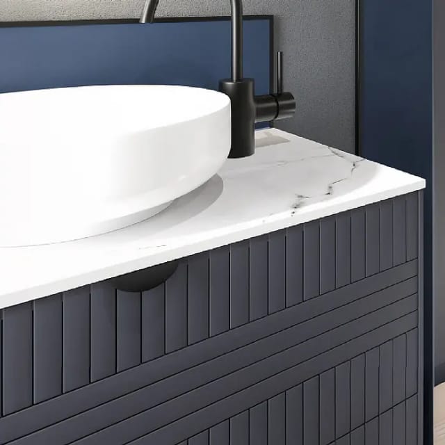 Wetwall Waschtischplatte Vanity Compact (150 x 60 x 1,2 cm, Athena Marble)